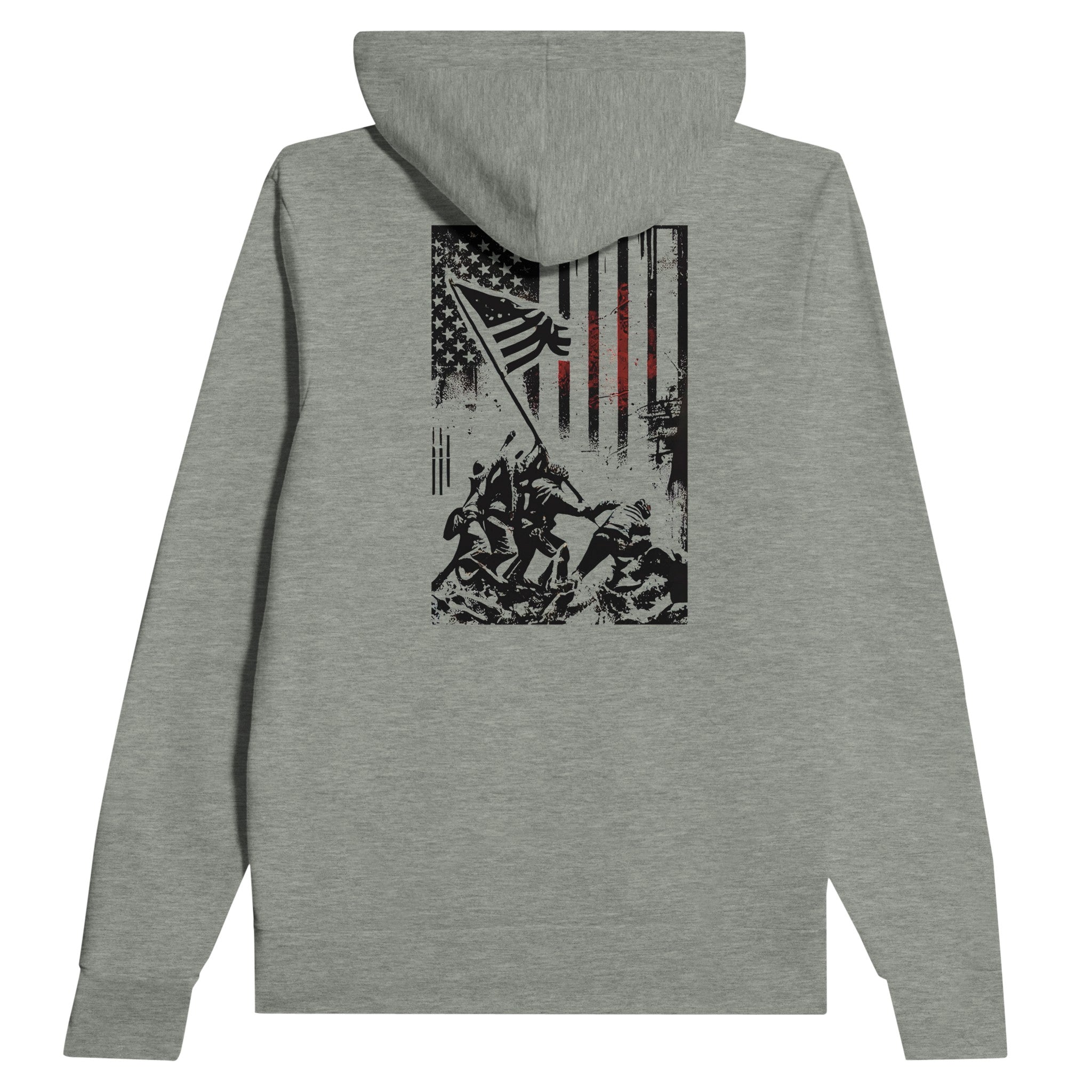 Classic Heroes of 1776 Hoodie (Iwo Jima on back) – Heroes of '76